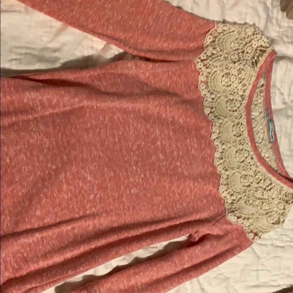 Light  peach Maurice’s sweater